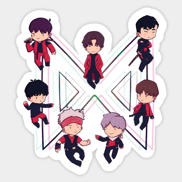 Monsta X Sticker by Susto